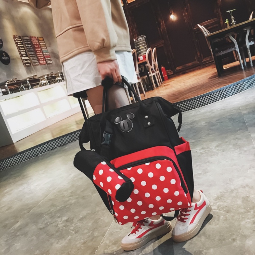 Minnie Mouse Large Capacity Backpack Diaper Bag - Picture 4 of 16